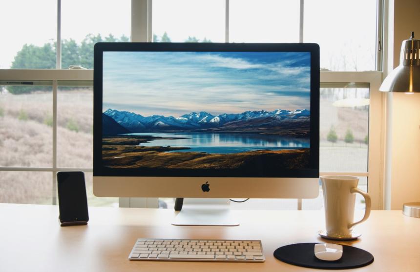 Photo of a mac computer